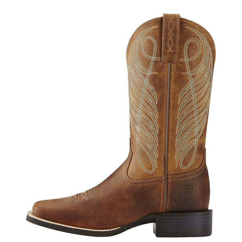 Ariat Womens Round Up Wide Square Toe