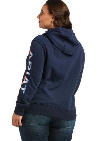 Ariat Woman's Real Logo Arm Hoodie