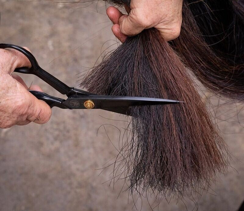 Hairy Pony Tail Trimming Scissors