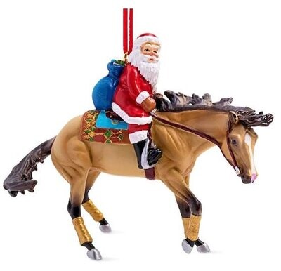 Breyer Stablemates Santa Reiner Ornament