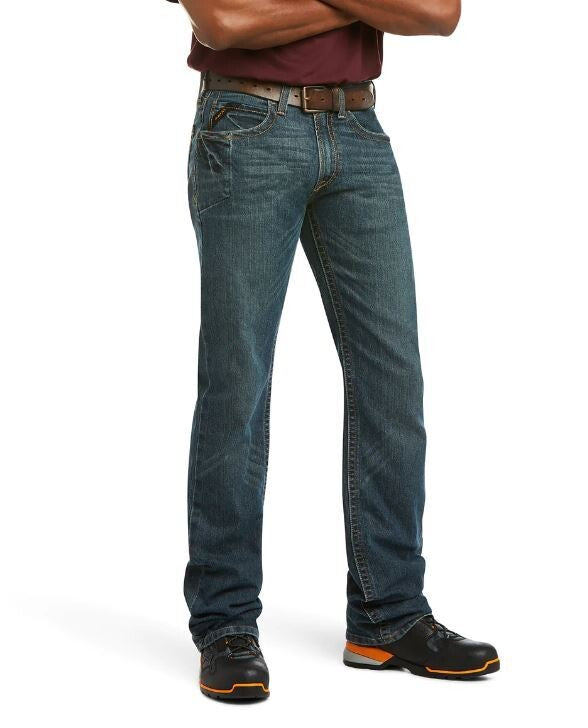 Ariat Mens Rebar M5 Durastretch Edge Slim Stackable Jean Ironside