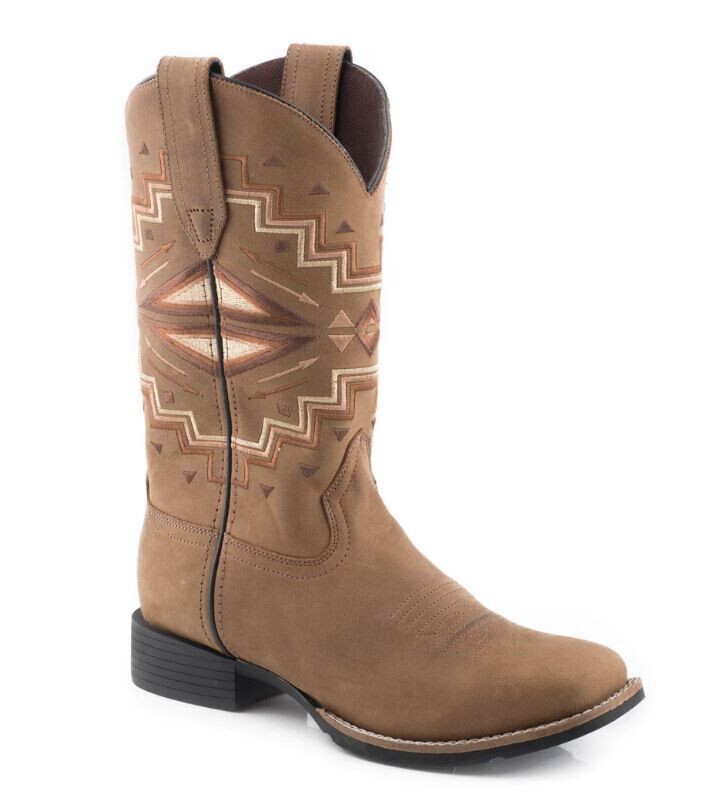 Roper Kids Monterey Aztec Tan