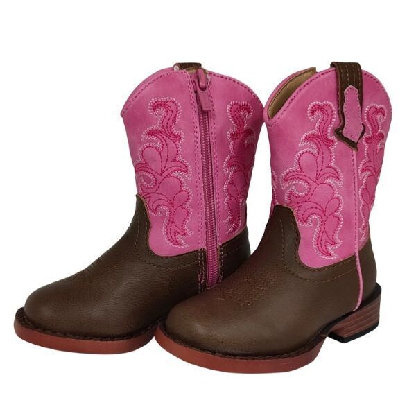 Roper Blaze Pink Toddler Boots