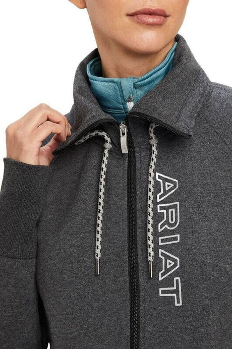 Ariat Womens Team Logo Full Zip Sweatshirt