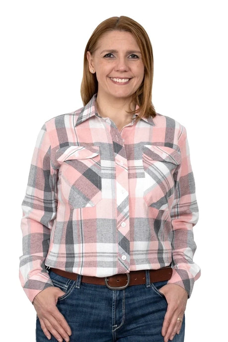 Just Country Ladies Brooke Flannel Workshirt