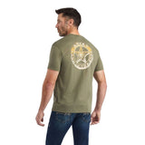 Ariat Mens Star T-shirt Military Heather