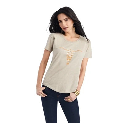 Ariat Womens Blanket Skull Tshirt