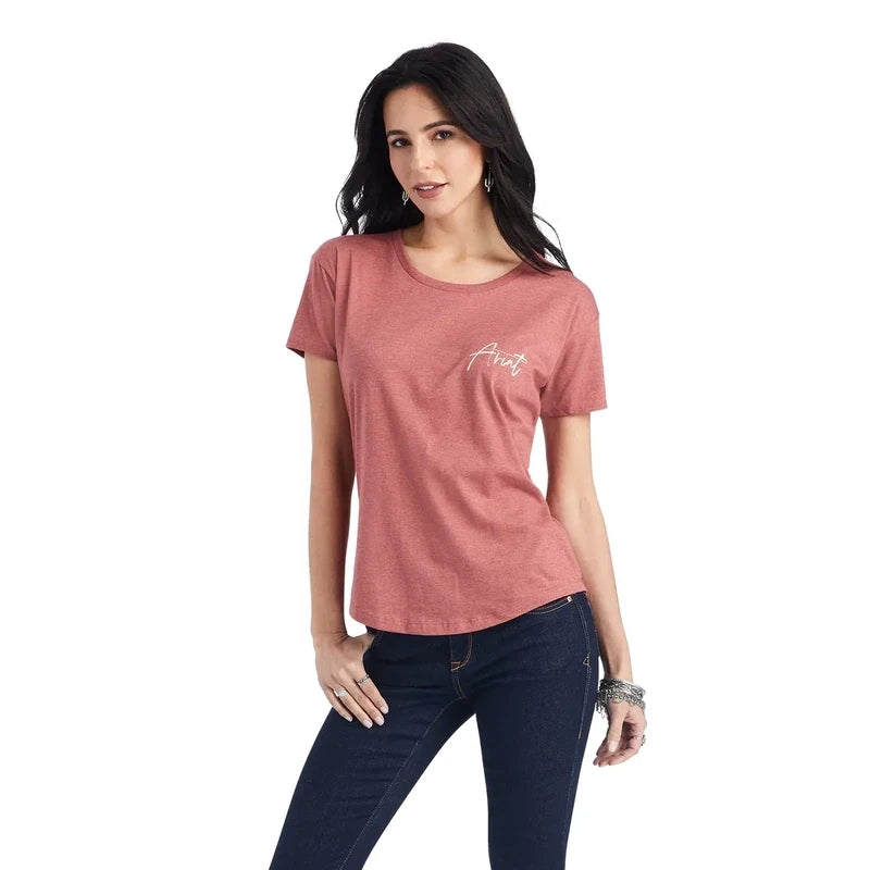 Ariat Womens Sunset Lockup Tshirt