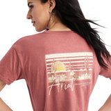 Ariat Womens Sunset Lockup Tshirt