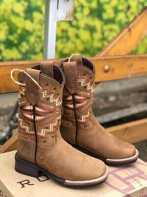 Roper Kids Monterey Aztec Tan