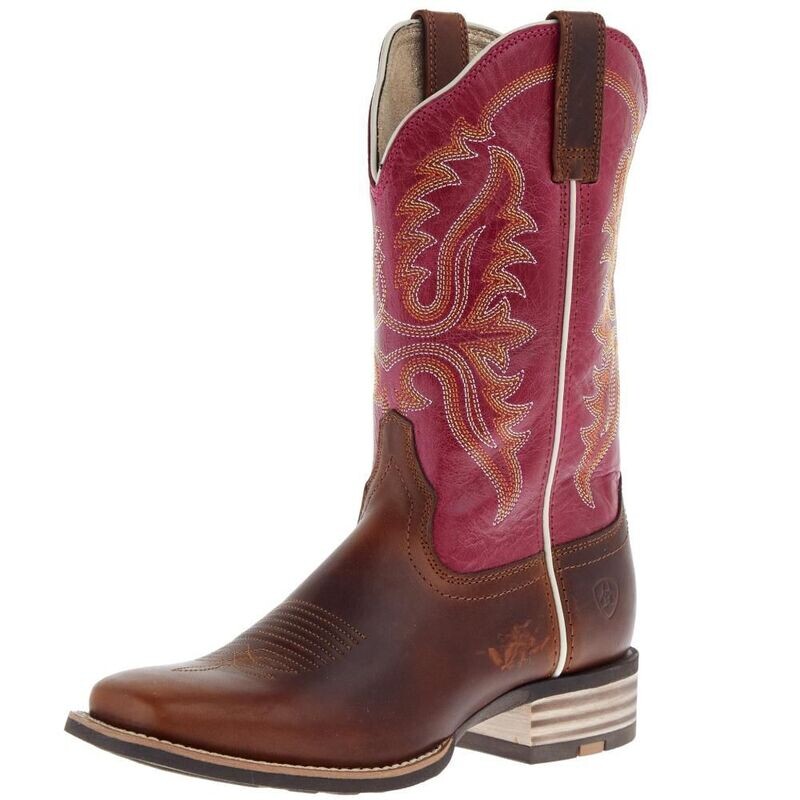 Ariat Womens Olena Vintage Caramel- Berry Rogue Boots