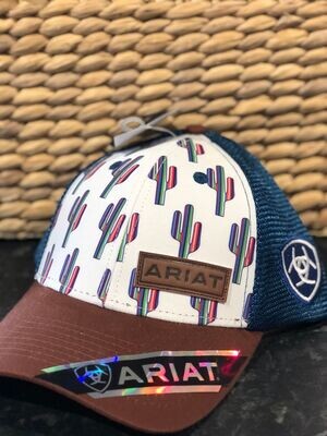 Ariat Cactus Print Navy-Tan Cap