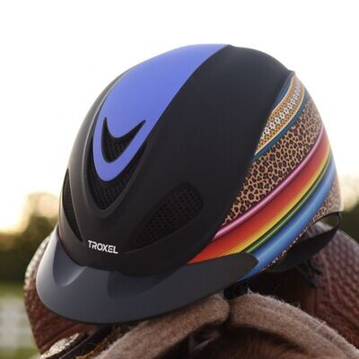 Troxel Dynasty Helmet Leopard Serape-Aztec