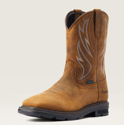 Ariat Mens Sierra Shock Shield Waterproof  Work Boot