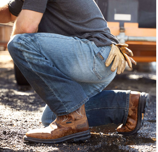 Ariat Mens Sierra Shock Shield Waterproof  Work Boot