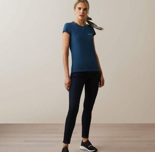Ariat Womens Logo Script Crew