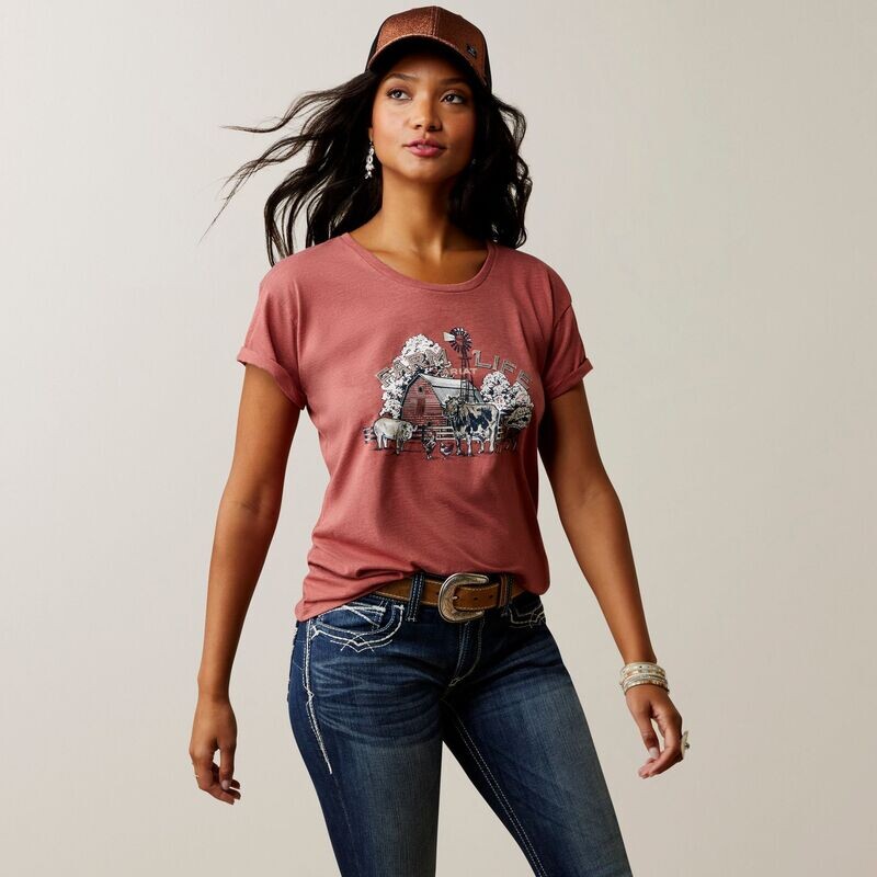 Ariat Womens Barnyard TShirt