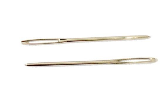 Hairy Pony Stainless Steel Plaiting Needle 2 Pack