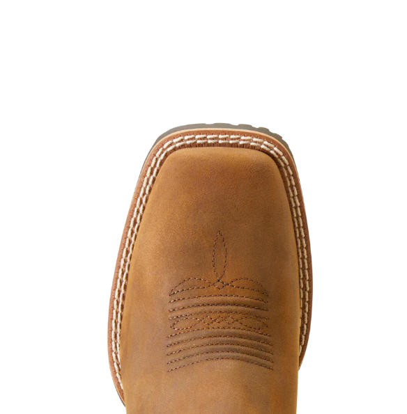 Ariat Womens Hybrid Ranchwork Distressed Tan