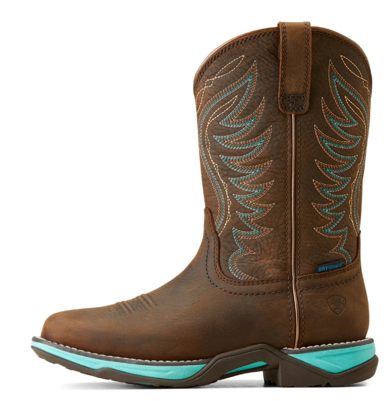 Womens Ariat Anthem Waterproof H20 Dark Roast