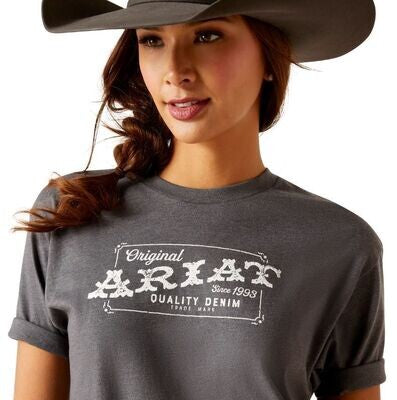 Ariat Womens Denim Label TShirt – Hewitt & Whitty Saddlery