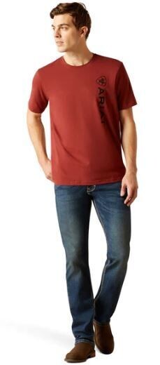 Ariat Mens Vertical Logo Tshirt