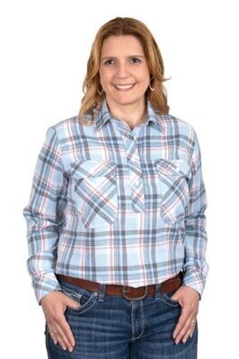 Just Country Womens Jahna Flannel 1-2 Button