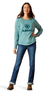 Ariat Womens Benicia Sweatshirt Arctic