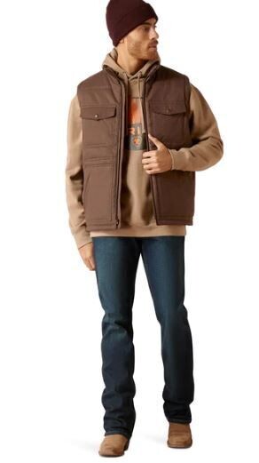 Ariat Mens Grizzly Canvas Vest