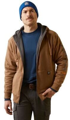 Ariat Mens Rebar All Weather Full Zip Hoodie