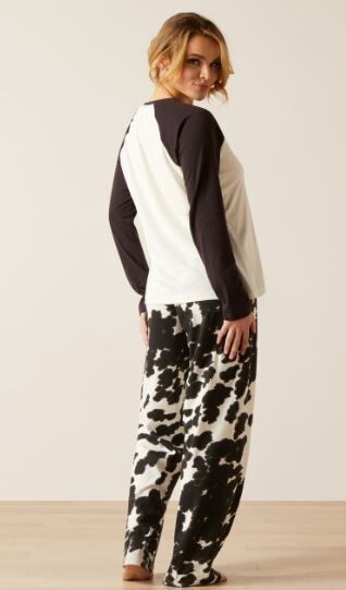 Ariat Womens Cow Pajama Set