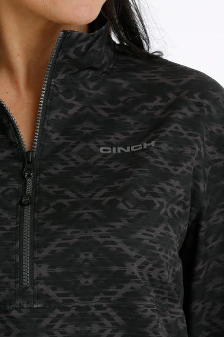 Cinch Womens S41 Aztec 1-4 Zip Windbreaker