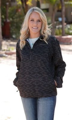 Cinch Womens S41 Aztec 1-4 Zip Windbreaker