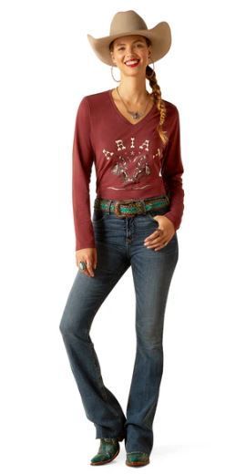 Ariat Womens Rodeo Longsleeve TShirt