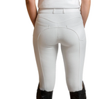 QJ Riding Wear Lauren Competition Breech White