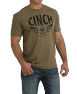 Cinch Mens True Grit Khaki Tee