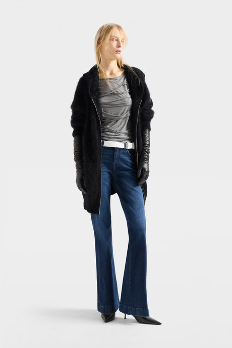 7 For All Mankind Womens Dojo 34Leg Jean Shadowleaf