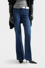 7 For All Mankind Womens Dojo 34Leg Jean Shadowleaf