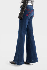 7 For All Mankind Womens Dojo 34Leg Jean Shadowleaf