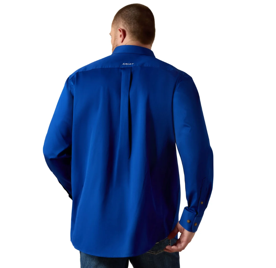 Ariat Mens Team Logo Shirt Ultramarine/White