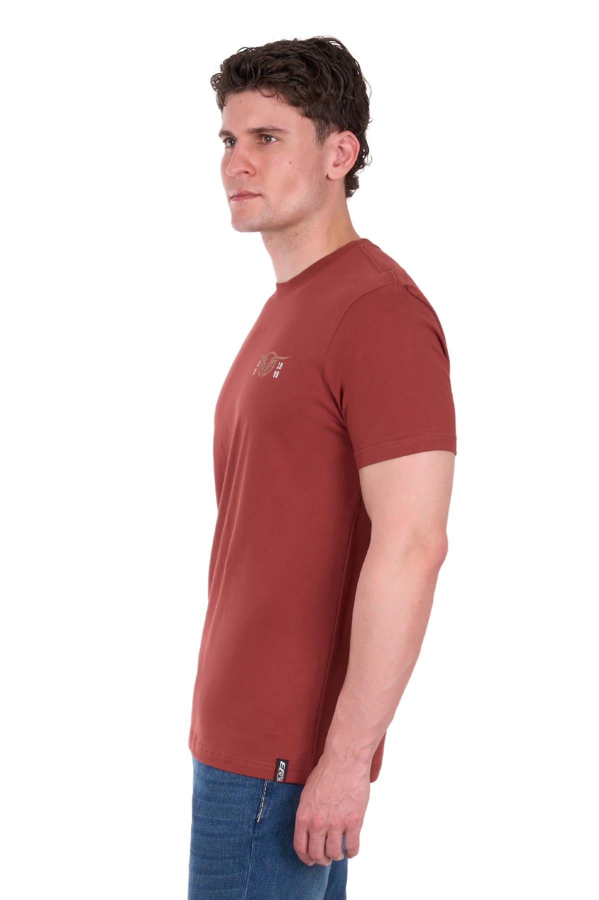 Bullzye SS27 Mens Yale SS Tee-Cognac