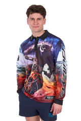 Bullzye SS27 Mens Eben LS Fishing Top