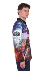 Bullzye SS27 Mens Eben LS Fishing Top