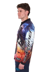Bullzye SS27 Mens Eben LS Fishing Top