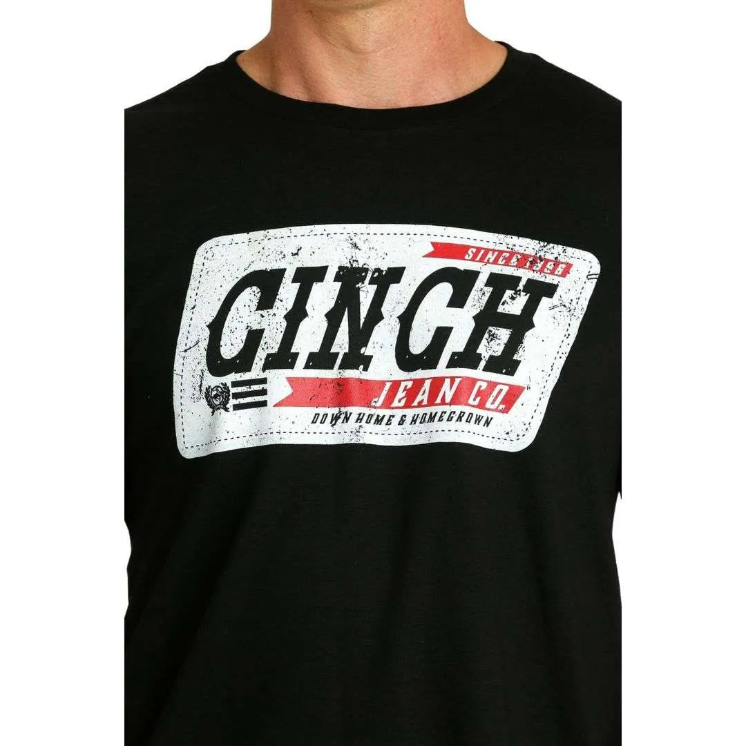 Cinch Mens Black SS T-Shirt