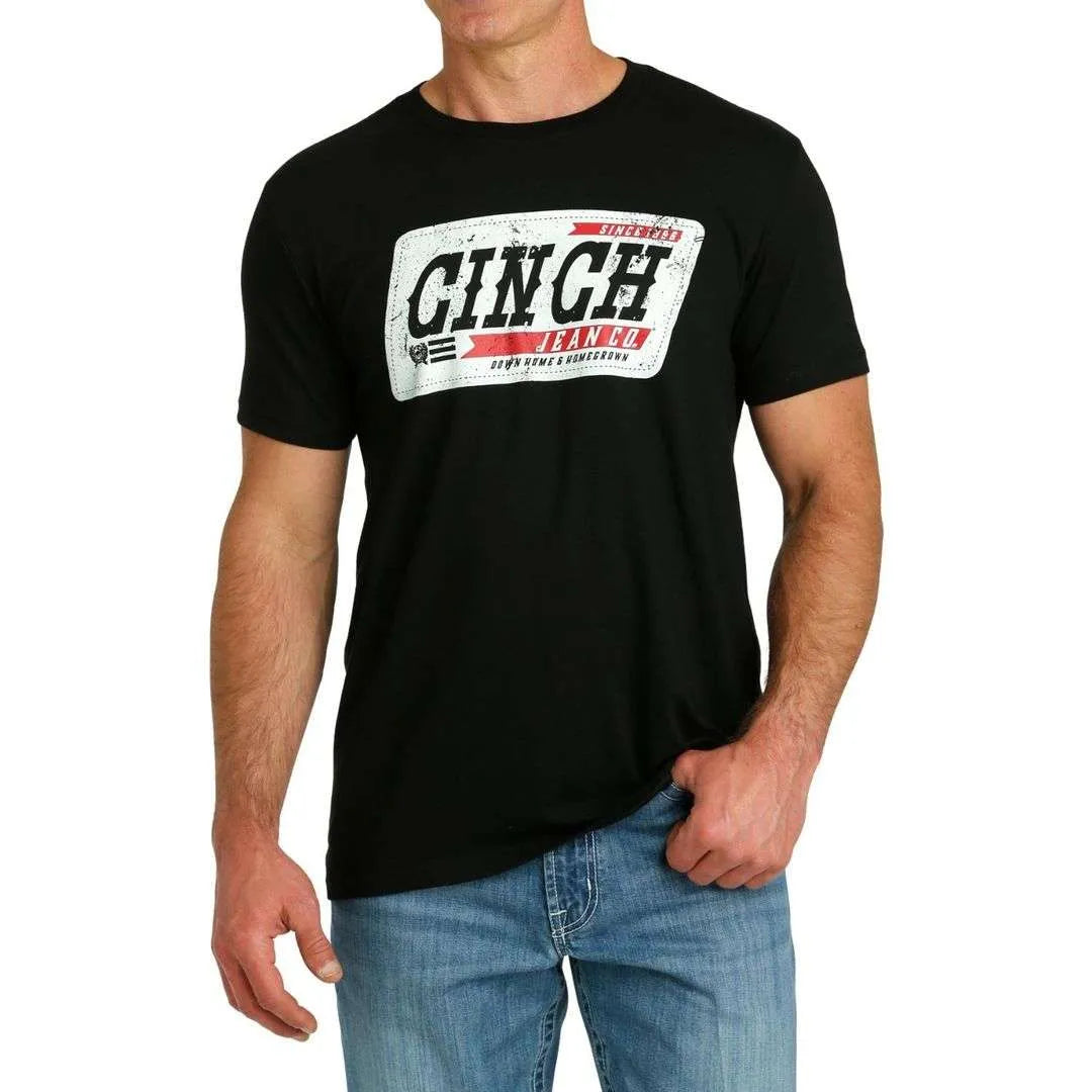 Cinch Mens Black SS T-Shirt