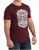 Cinch S54 Men's Burgundy Graphic Tee