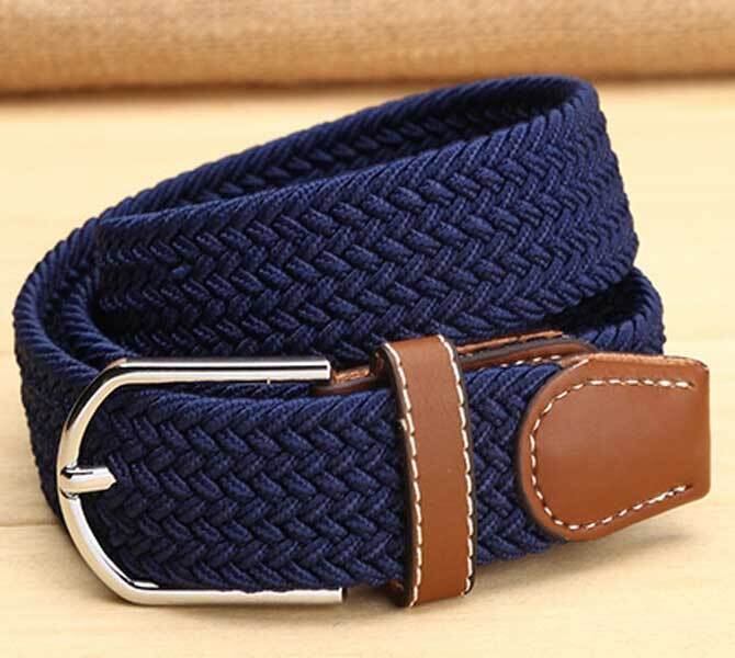 Delzani Ladies Stretch Braided Horse Riding Belt