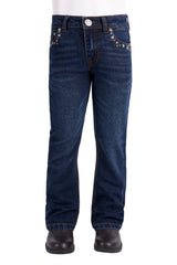 Pure Western SS27 Girls Blossom Boot Cut Jean - Evening Sky