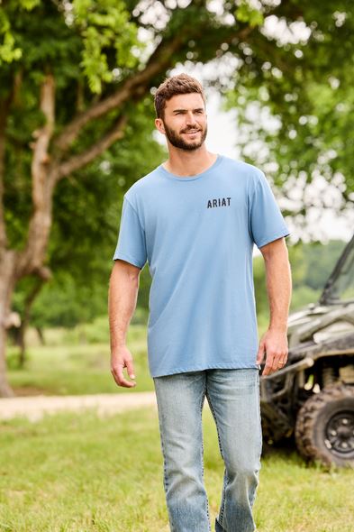 Ariat SS26 Mens Blazing Saddle TShirt